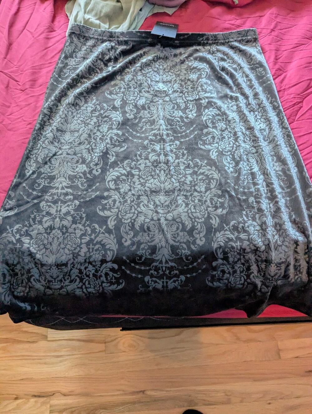 NWT XL Killstar Hi Lo Velvet Skirt